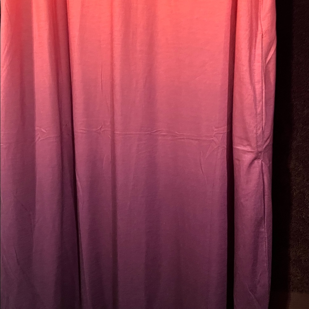 Pink and Purple Ombre Sleeveless Dress - Picture 2 of 4